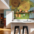 Vase with Three Sunflowers Mural Wallpaper - room preview 03