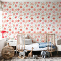Paradise Flowers Mural Wallpaper - room preview 03