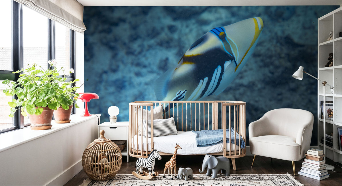 South Pacifish Mural Wallpaper - room preview 03