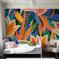 Bold Bloom Mural Wallpaper - room preview 03