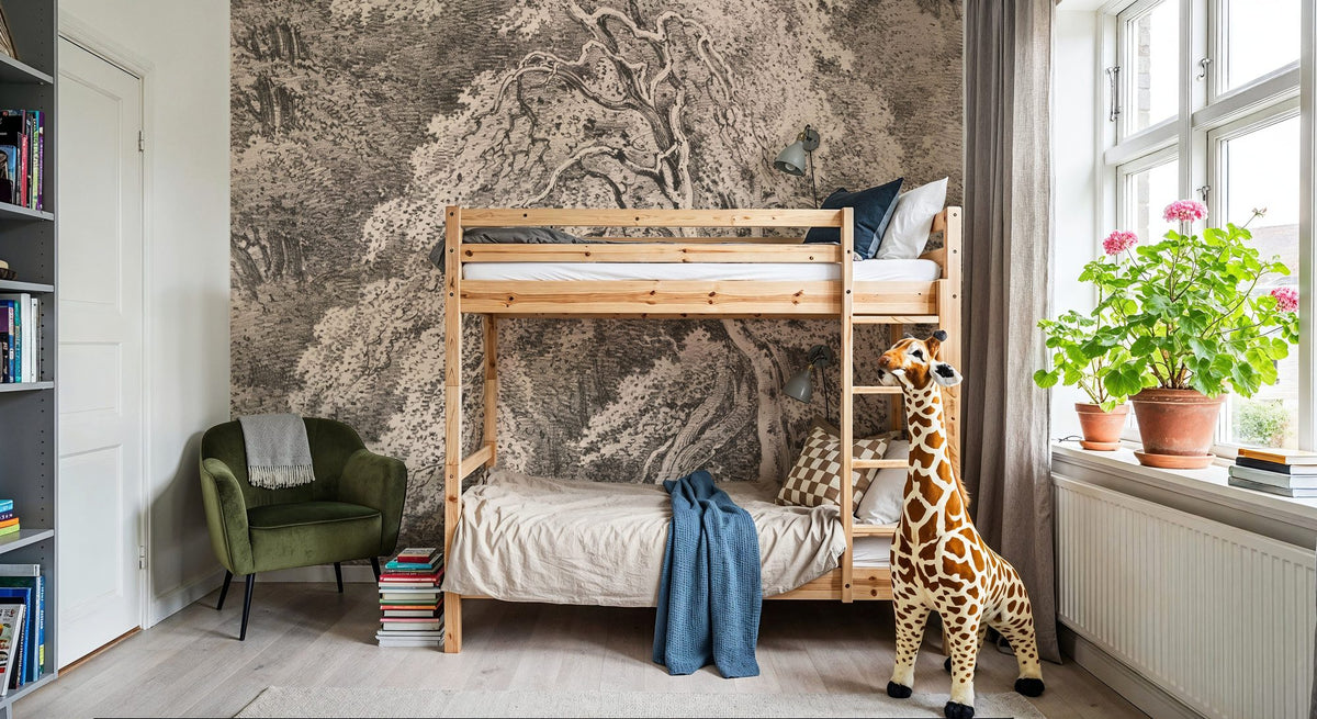 Hazel Nut Tree in Holme Park Mural Wallpaper - room preview 03