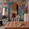 Succulent Florals Mural Wallpaper - room preview 03