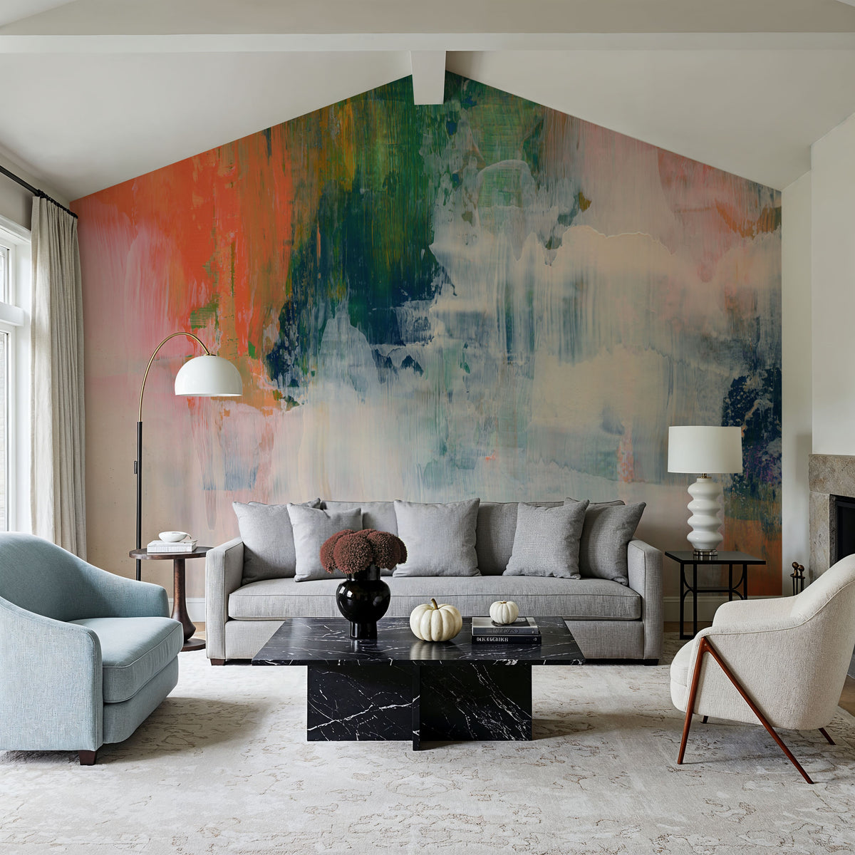 Color Field Painting No.2 Mural Wallpaper - room preview 03
