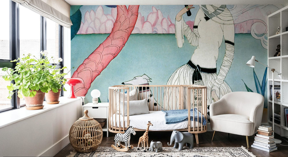 Vintage Fashion Cover I Mural Wallpaper - room preview 03