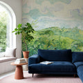 Green Wheat Fields, Auvers Mural Wallpaper - room preview 03