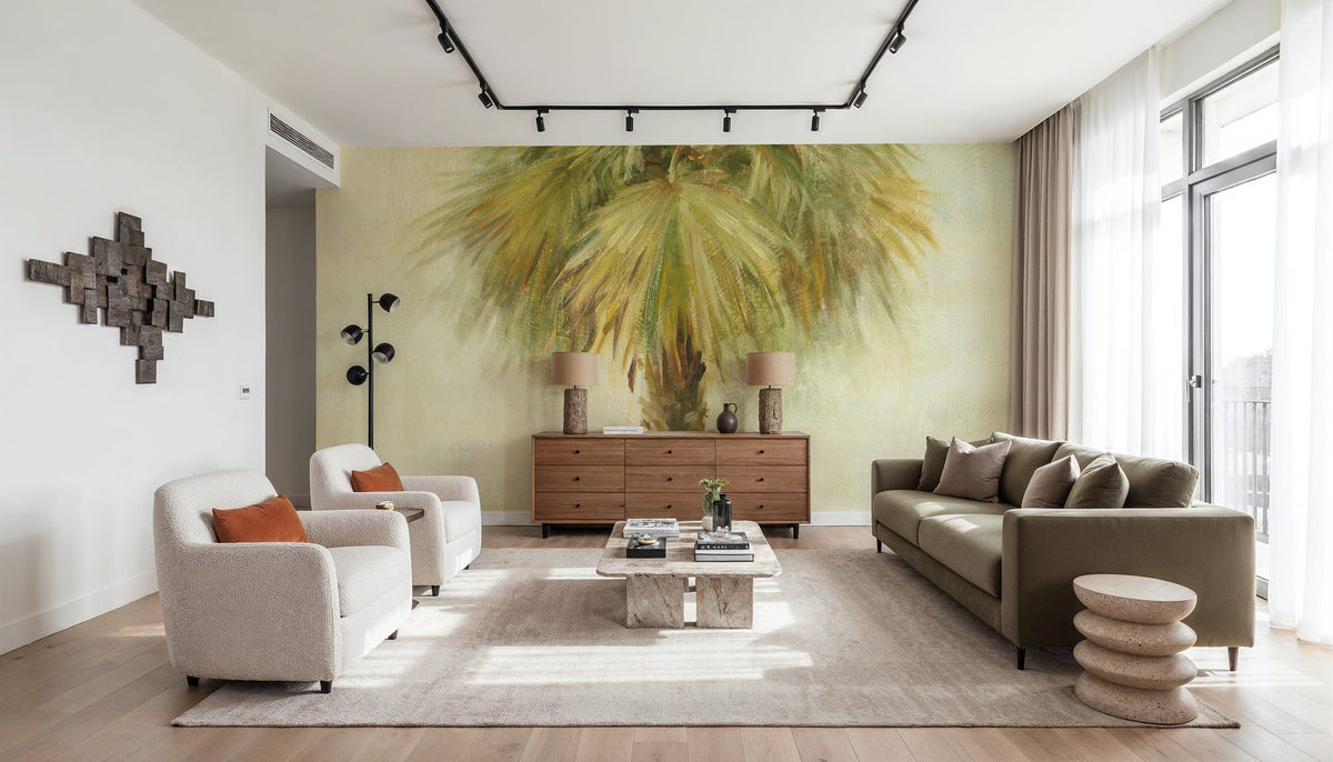 Mirage Palm I Mural Wallpaper - room preview 03
