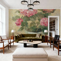 Pot of Pink Hydrangea Mural Wallpaper - room preview 03