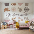 Pumpkins and Paws VI Mural Wallpaper - room preview 03
