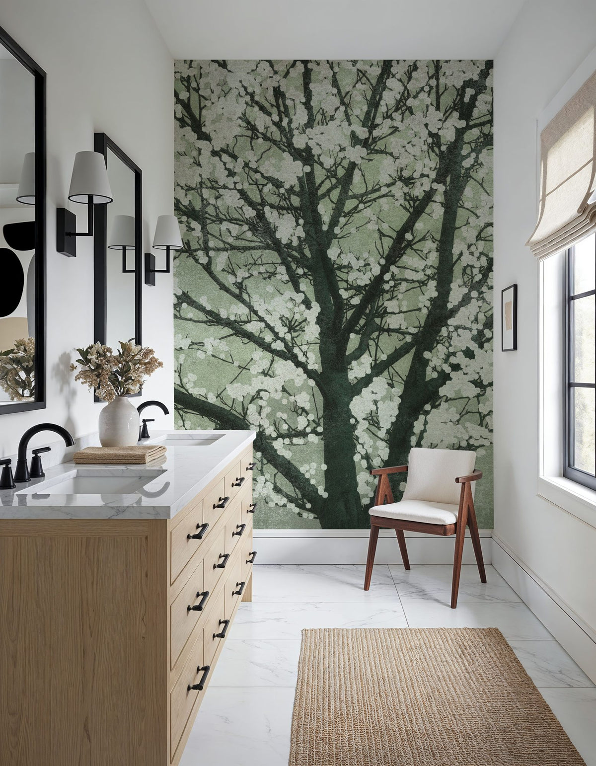 Kyoto Tree Mural Wallpaper - room preview 03
