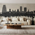 Kingston Upon Thames England Skyline Concrete Mural Wallpaper - room preview 03
