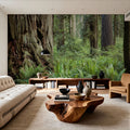 Ancient Fern Forest Mural Wallpaper - room preview 03