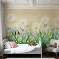 Dandelion Meadow, Sand Mural Wallpaper - room preview 03