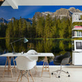 Three Sisters Mountain Mural Wallpaper - room preview 03