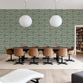 Fruit Tree Bower, Yellow on Laurel Mural Wallpaper - room preview 03