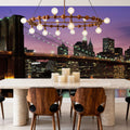 Brooklyn Bridge Twilight Mural Wallpaper - room preview 03