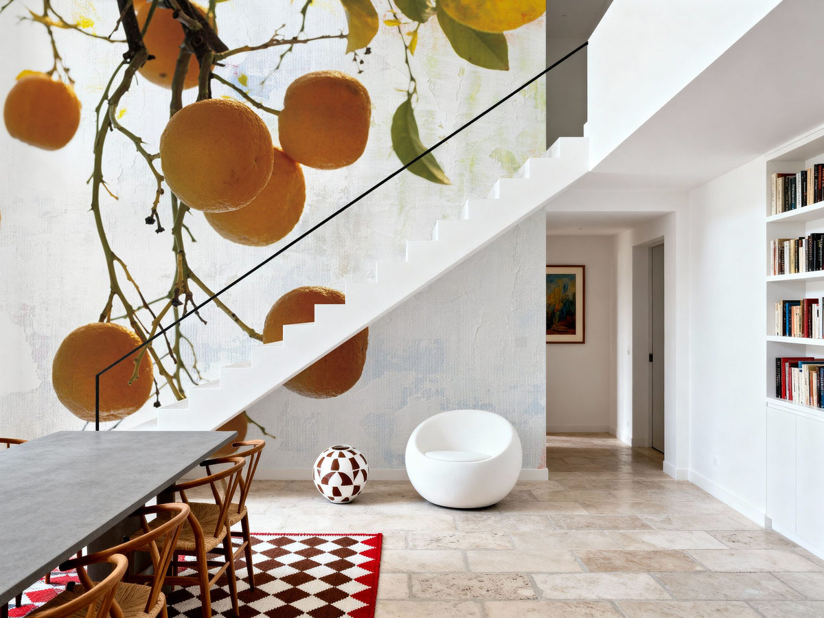 Oranges IV Mural Wallpaper - room preview 03