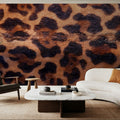 Jaguar Fur Texture Mural Wallpaper - room preview 03