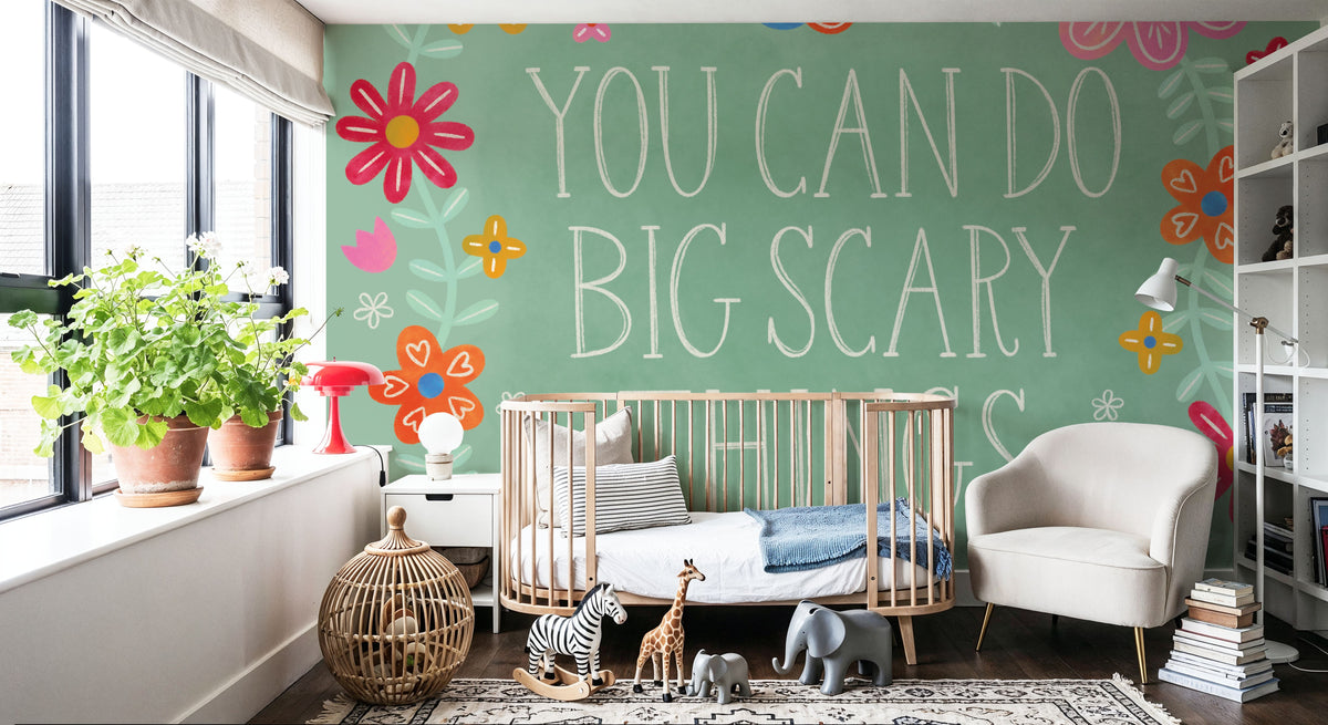 Bloom Bright I Mural Wallpaper - room preview 03