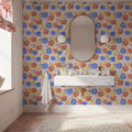 Rose Buns Mural Wallpaper - room preview 03