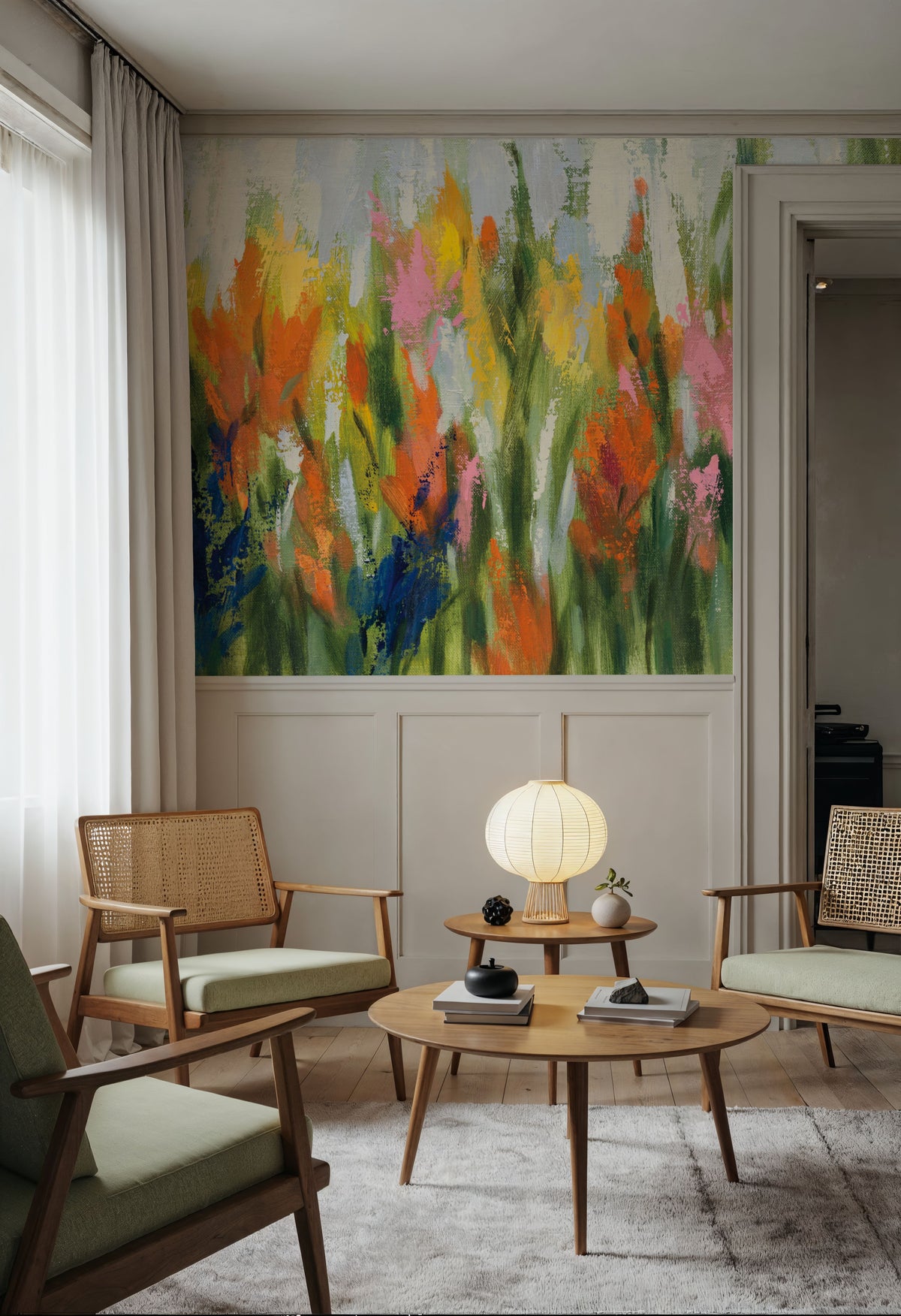 Early Summer Bloom II Mural Wallpaper - room preview 03