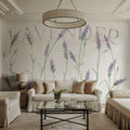 Lavender Fields I Mural Wallpaper - Light Tone - room preview 03