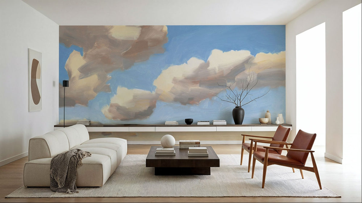 Cloudy Judgement Mural Wallpaper - room preview 03