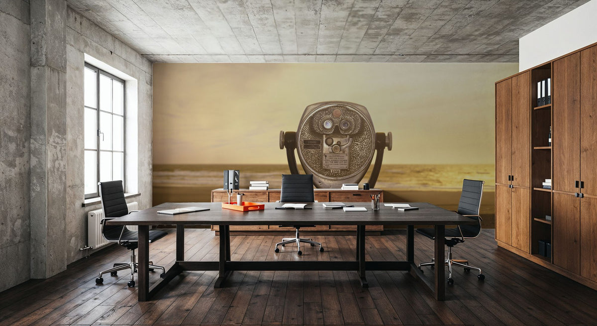 Sunset Viewfinder Mural Wallpaper - room preview 03