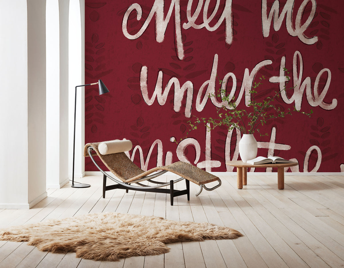 Festive Blooms X Mural Wallpaper - room preview 03