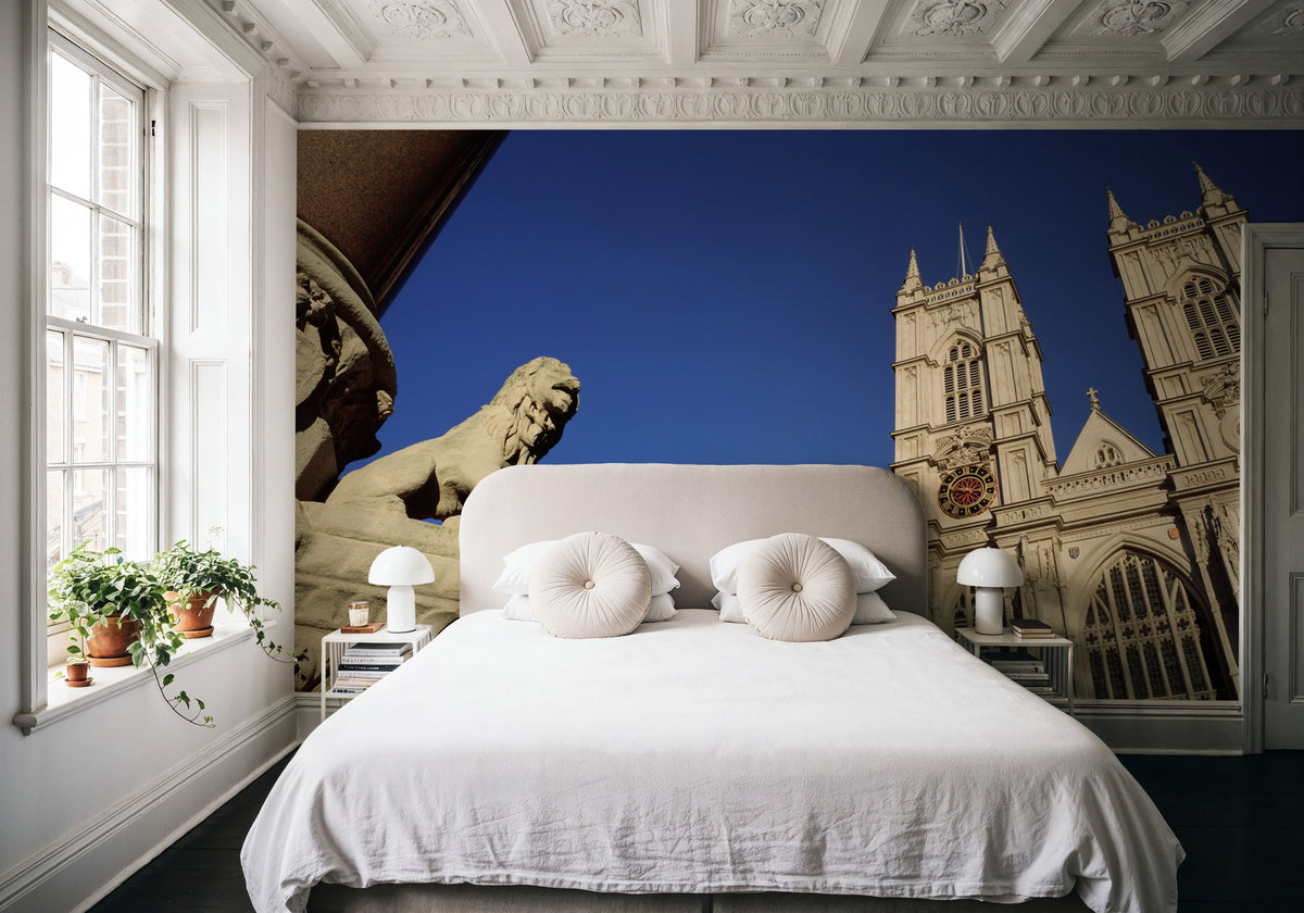 Gothic Cathedral Majesty Mural Wallpaper - room preview 03