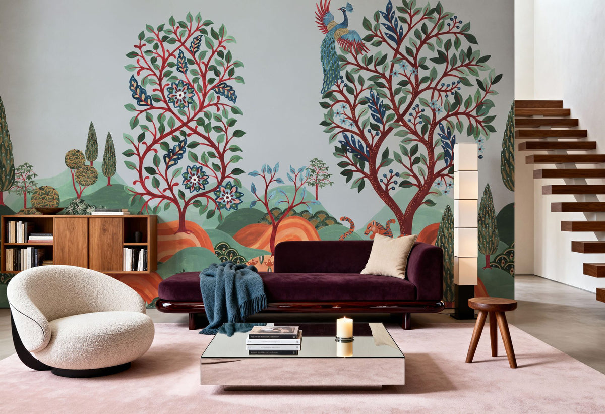Garden of Myth and Memory, Sky Mural Wallpaper - room preview 03