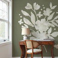 Full Bloom IX Mural Wallpaper - room preview 03
