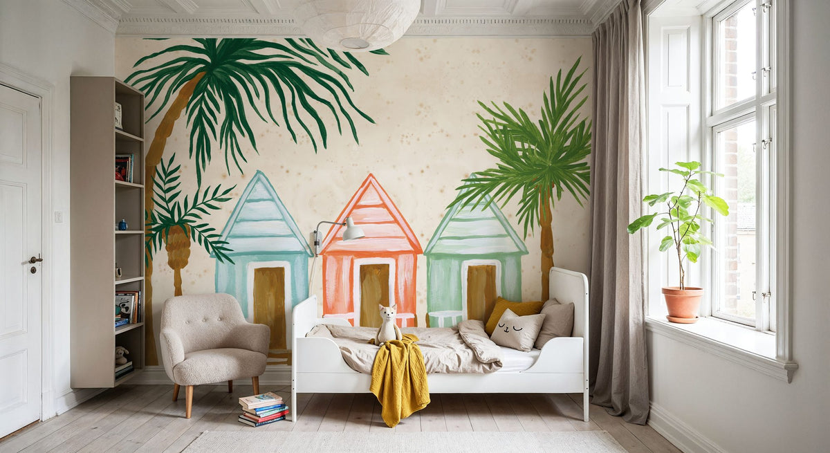 Beach Day V Mural Wallpaper - room preview 03