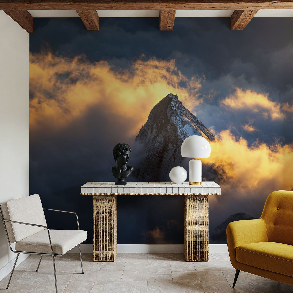 Mountains Awake Mural Wallpaper - room preview 03