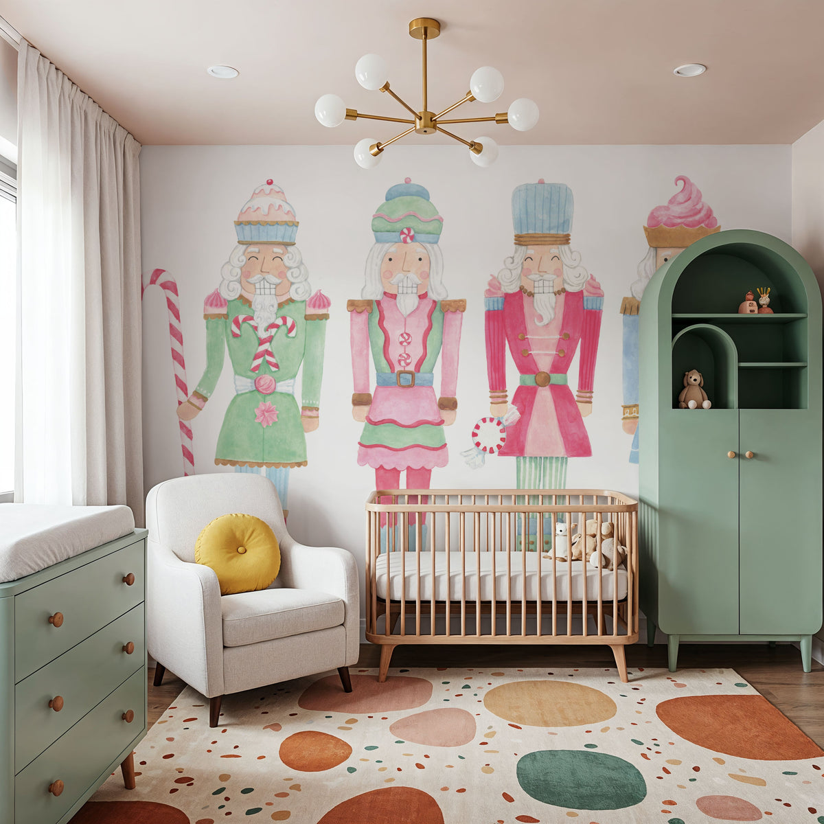 Nutcracker Bakery Mural Wallpaper - room preview 03