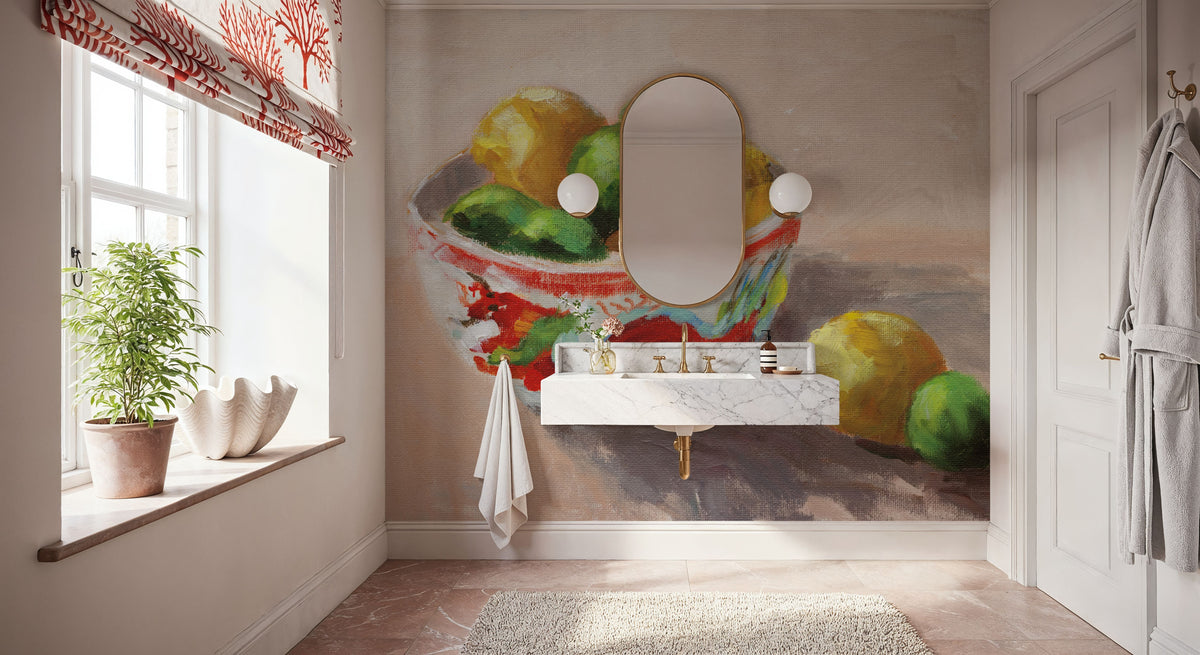 Citrus in Dragon Bowl Mural Wallpaper - room preview 03