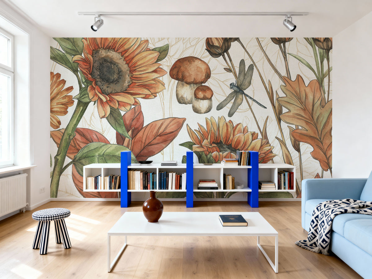 Harvest Home X Mural Wallpaper - room preview 03