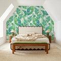 Tropical Fern Cascade Mural Wallpaper - room preview 03