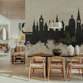 Lucerne Switzerland Luzern Skyline Concrete Mural Wallpaper - room preview 03