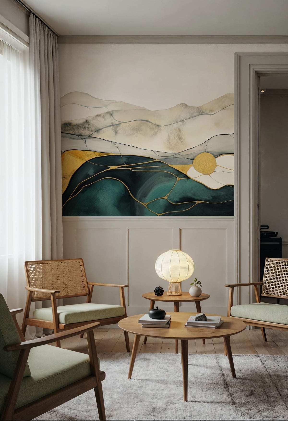 Heart of the Ocean Mural Wallpaper - room preview 03