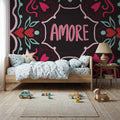 Love Sentiments Amore Mural Wallpaper - room preview 03