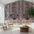 Plant Fantasy Ornament, Salmon Mural Wallpaper - room preview 03
