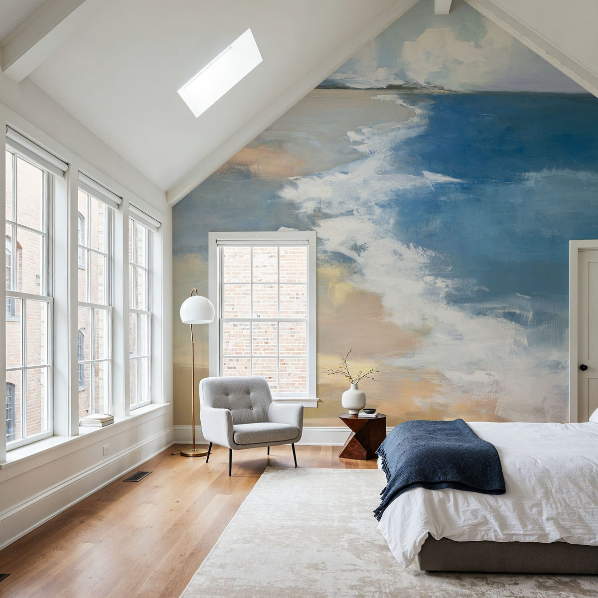 Open Shoreline Mural Wallpaper - room preview 03