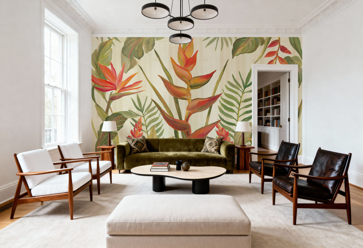 Where Are the Birds Mural Wallpaper - room preview 03