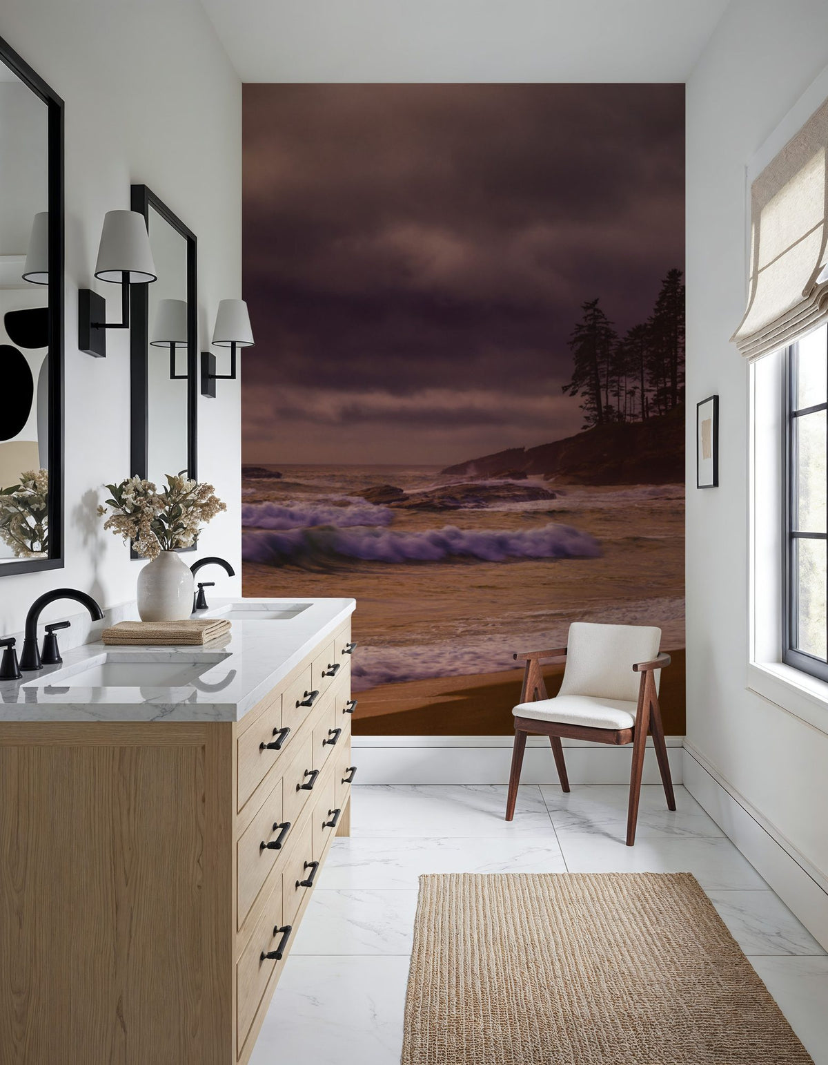 Tsusiat Beach Mural Wallpaper - room preview 03