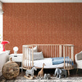 Woodland Drops Brown Mural Wallpaper - room preview 03