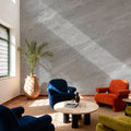 Grey Limestone Mural Wallpaper - room preview 03