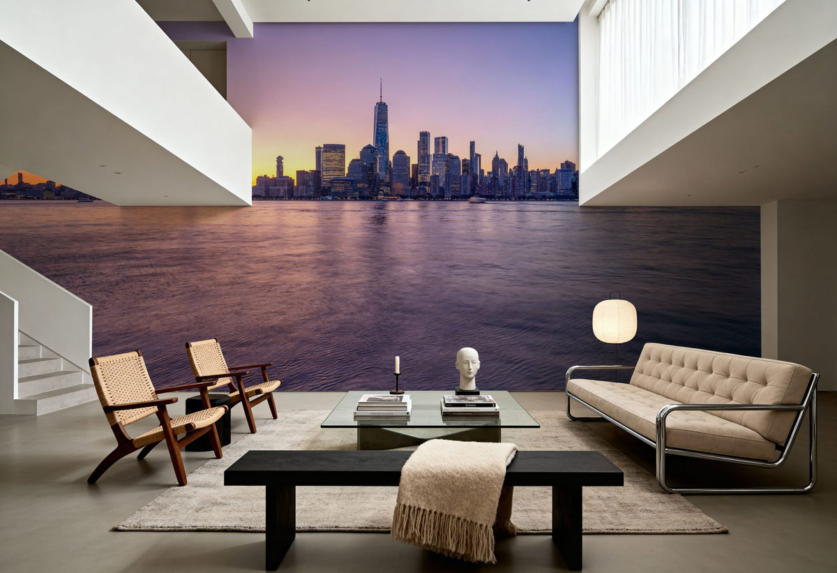 One World Sunrise Mural Wallpaper - room preview 03