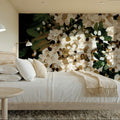 Moody Florals Mural Wallpaper - room preview 03