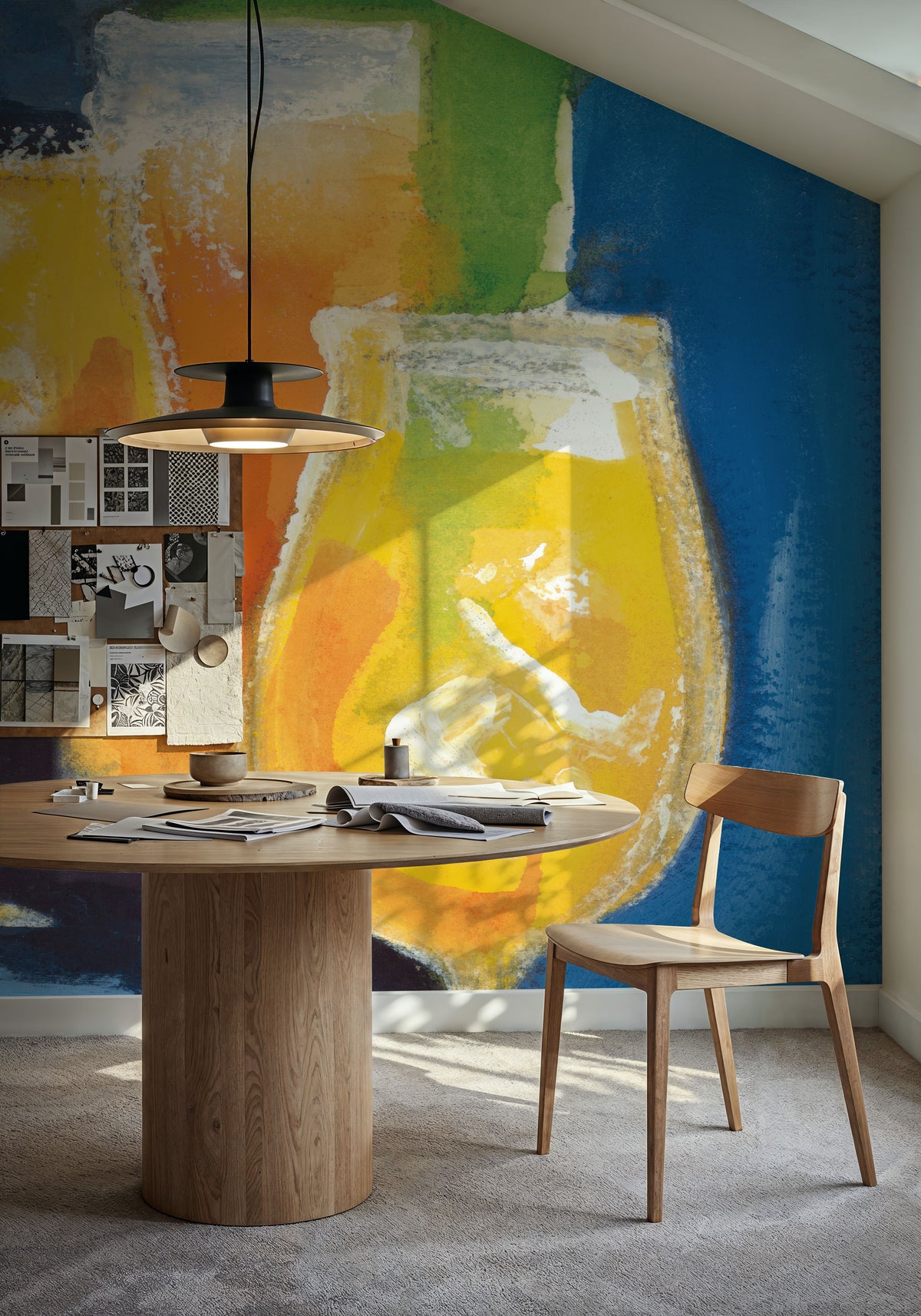 Frosty Orange Cocktails Mural Wallpaper - room preview 03