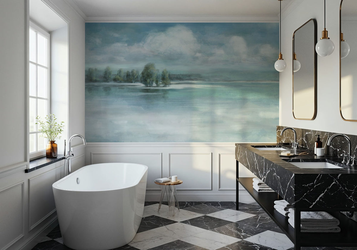 Cloud Horizon Mural Wallpaper - room preview 03